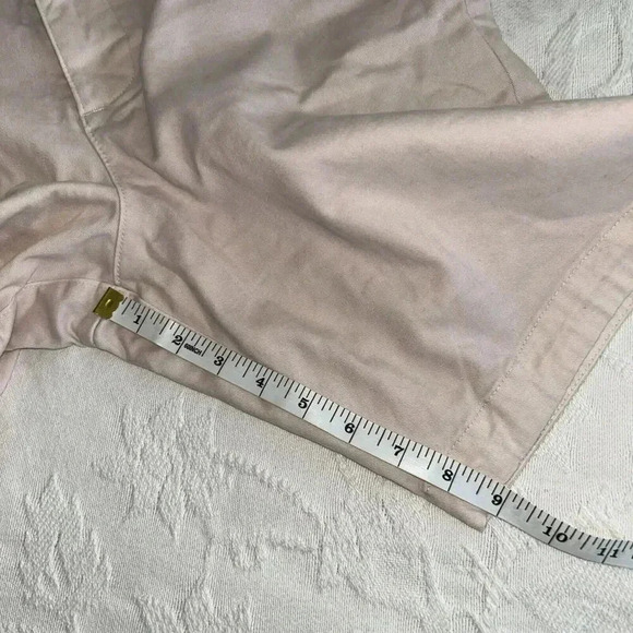 Abercrombie & Fitch Chino Shorts Mens 31 Light Pink Stretch Flat Front Preppy - Picture 8 of 10